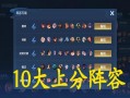 最强王者荣耀阵容搭配-王者最牛阵容？