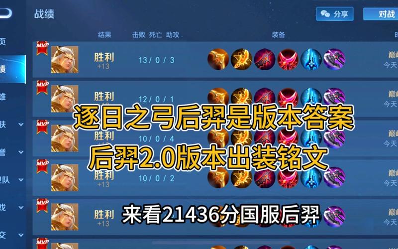 王者荣耀后羿出装搭配_王者荣耀后羿出装攻略-第2张图片-ikk游戏